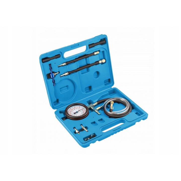 Tester digital HOGERT HT8G314, 0-10bar, LCD, auto calibrare, plastic