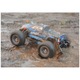 Masinuta RC MONSTER TRUCK 1:16, 4WD, 52 km/h, negru-rosu, dimensiuni 30x23,5x12,5cm, set complet
