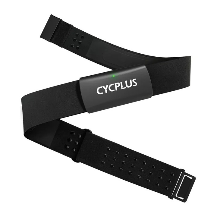 Cycplus H2, senzor de ritm cardiac, conectivitate Bluetooth 5.0, IPX7, curea reglabilă 65-95cm