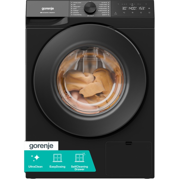 Пералня Gorenje WG484A31B, 8 кг, 1400 обр./мин., Wi-Fi