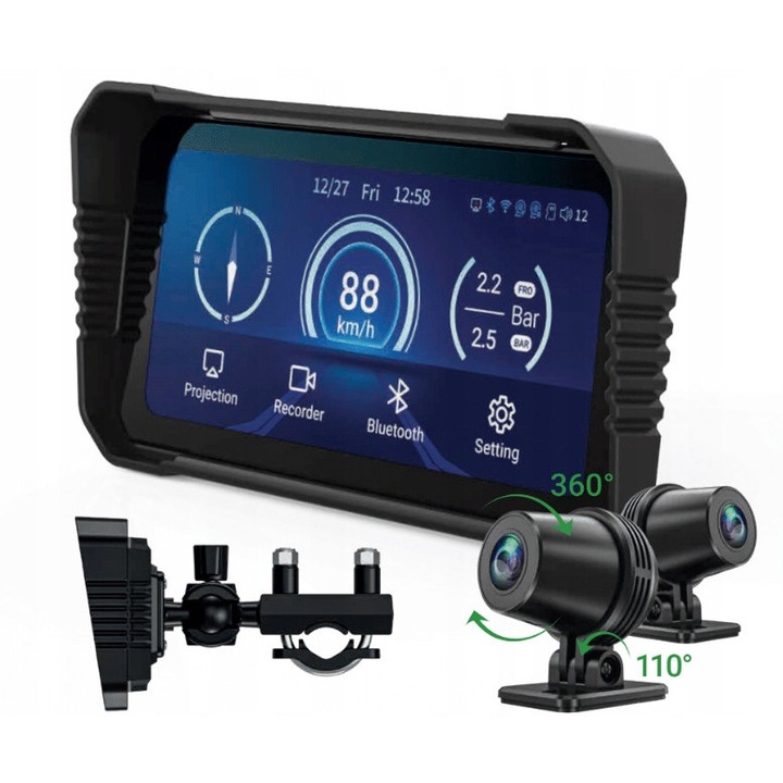 Camera auto DVR Navitel MS850 DUAL, Full HD, Bluetooth, Wi-Fi