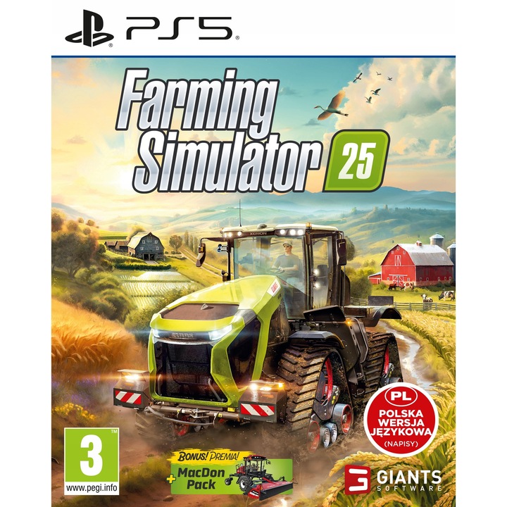 Farming Simulator 25 PlayStation 5 (PS5) editie fizica