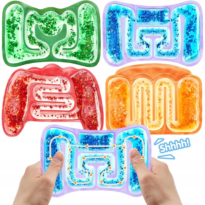 JOYIN: 4 db-os stresszoldó gniotki készlet gyerekeknek, biztonságos anyag, sokszínű