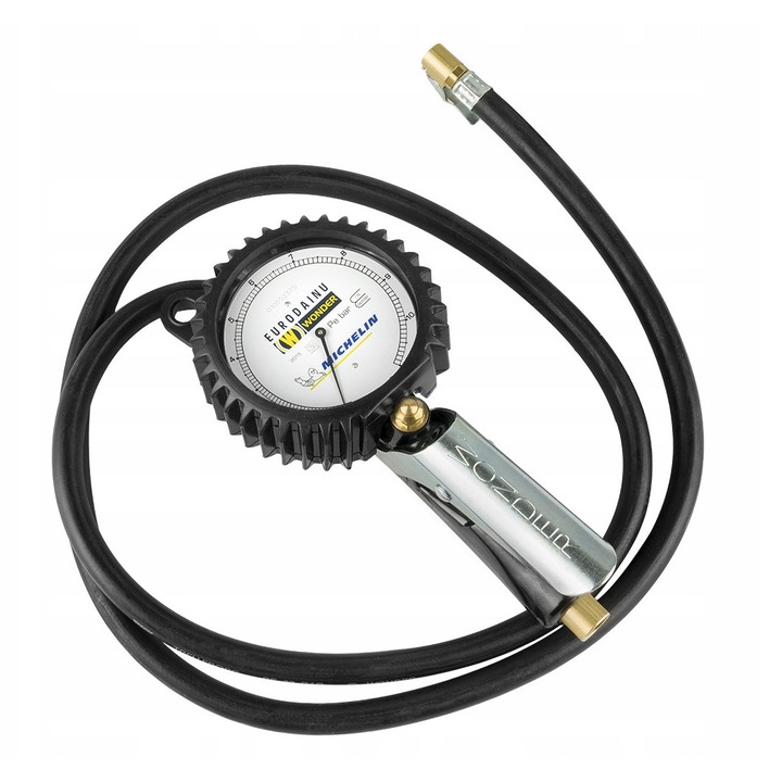 Michelin abroncsnyomásmérő pisztoly, hitelesített, 0,7-11 bar, 1,5m, 15 Bar