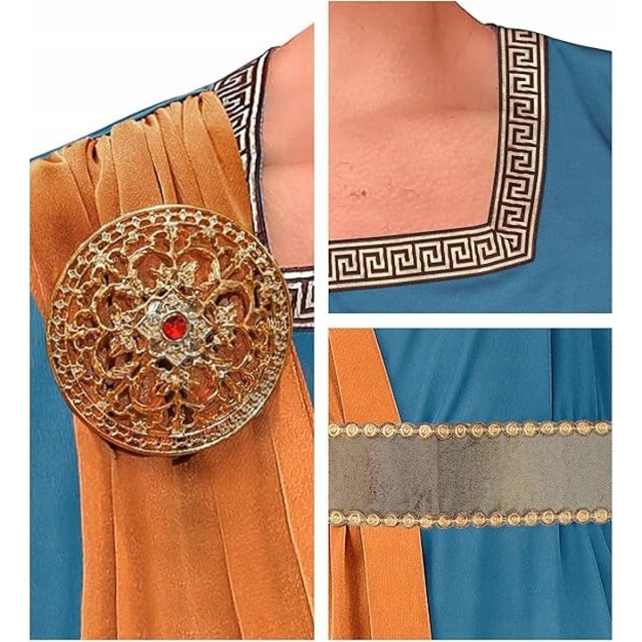 Costum Roman Imperator, Widmann, Set Complet, Tunica Albastra, Sarfa Maro, M