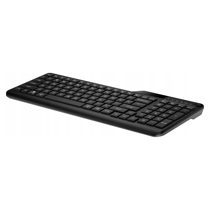 Tastatura HP 460 Multi-Device, wireless, neagra, dimensiuni 376x153x19mm