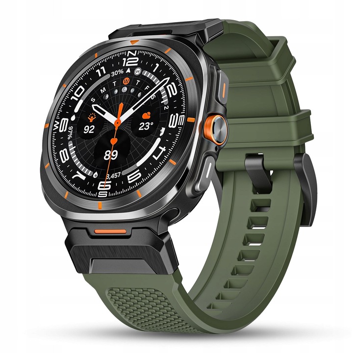 Curea inteligenta, Pentru Samsung Galaxy Watch Ultra, JG Smart, verde