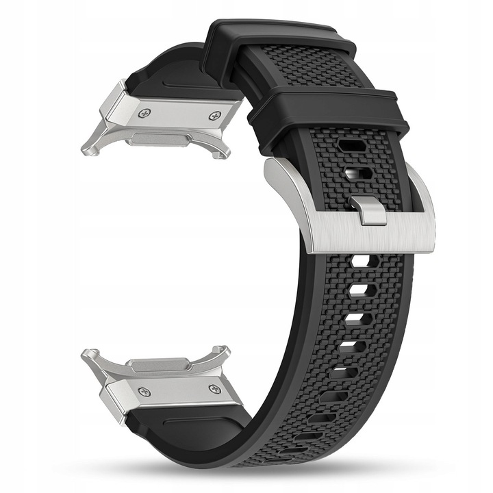 Curea JG Smart, Pentru Samsung Galaxy Watch Ultra, Negru, 222mm, silicon