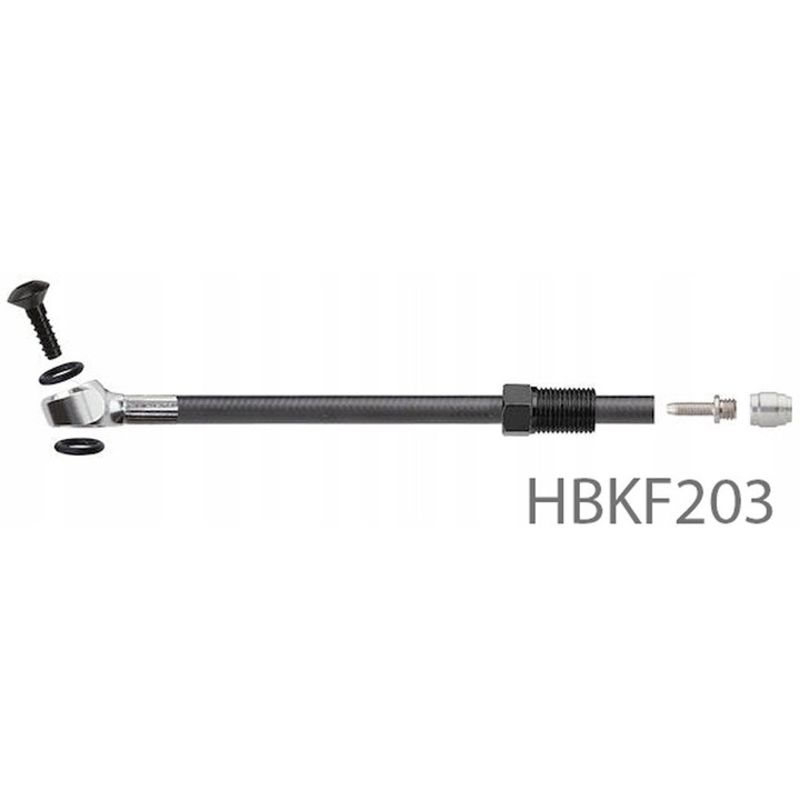 Спирачен маркуч JAGWIRE Sport DOT HBKF203, 2000 мм, черен, пълен комплект