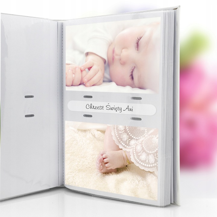 Album foto personalizat, 19x25cm, 200 poze, ecologic, pentru copii, cadou de botez sau aniversare