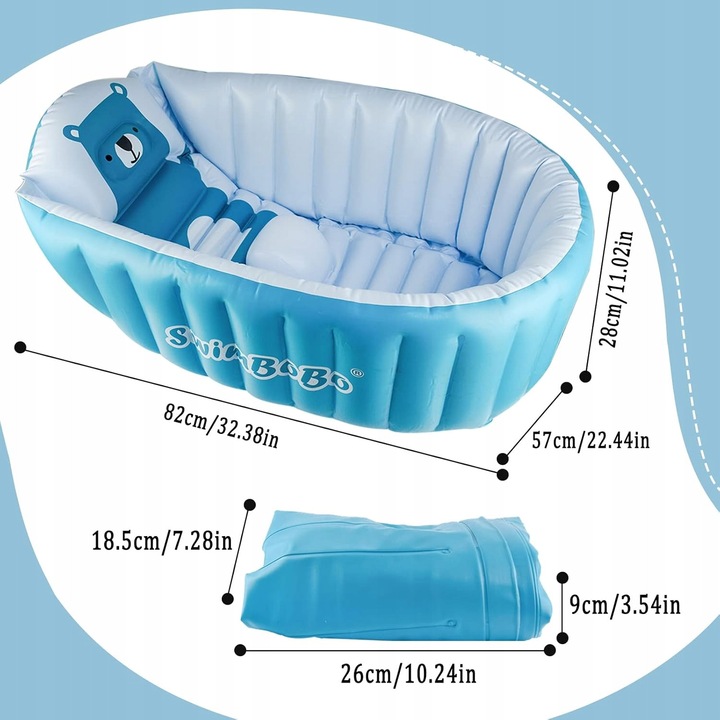 Cada pentru copii, AolKee, prietenoasa cu mediul, design ergonomic, antiderapant, 82cm, albastra