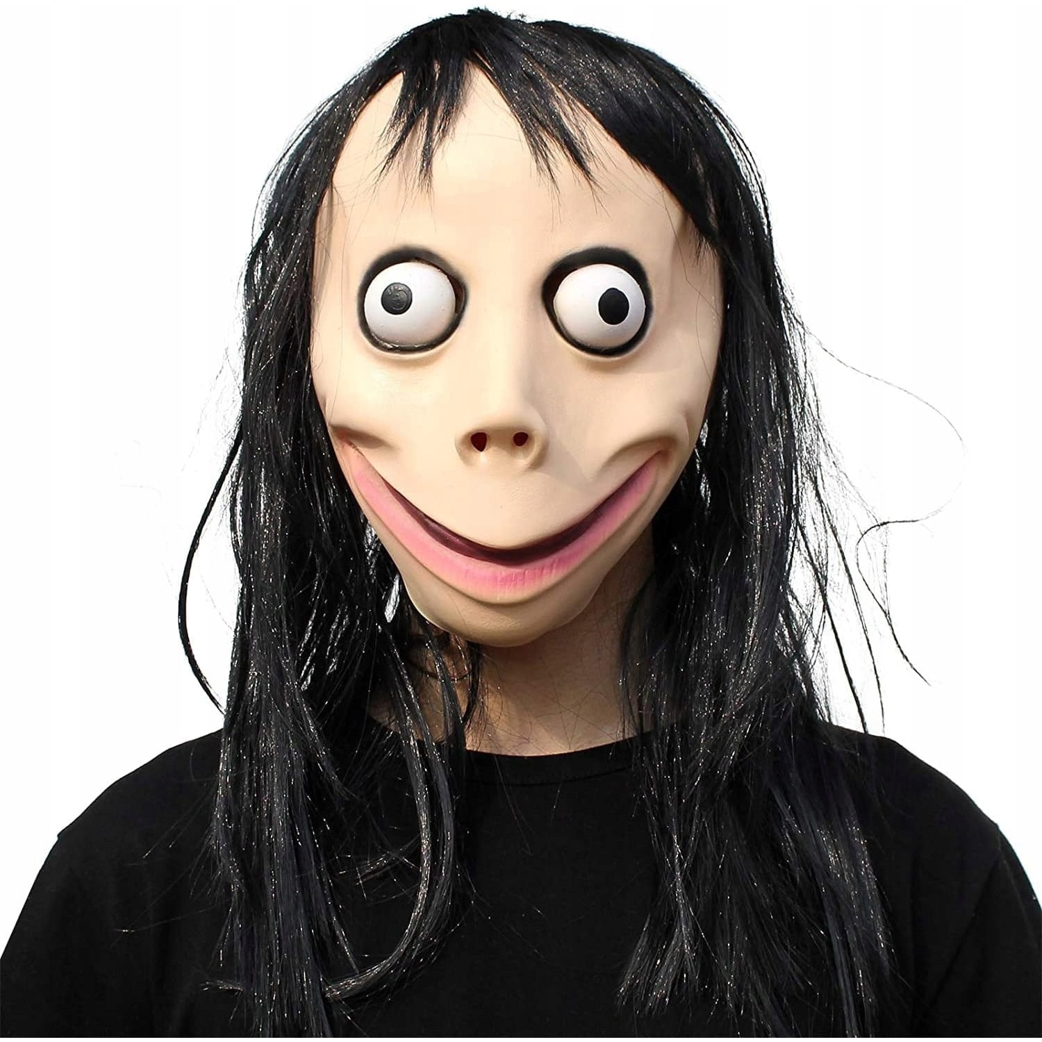 Masca Momo Halloween, latex, universala - eMAG.ro