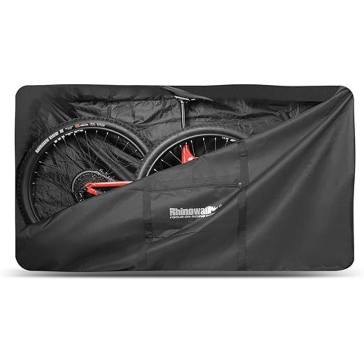 Husa de protectie pentru 2 biciclete, impermeabila, pliabila, material Oxford 210D, dimensiuni 220x120x110cm