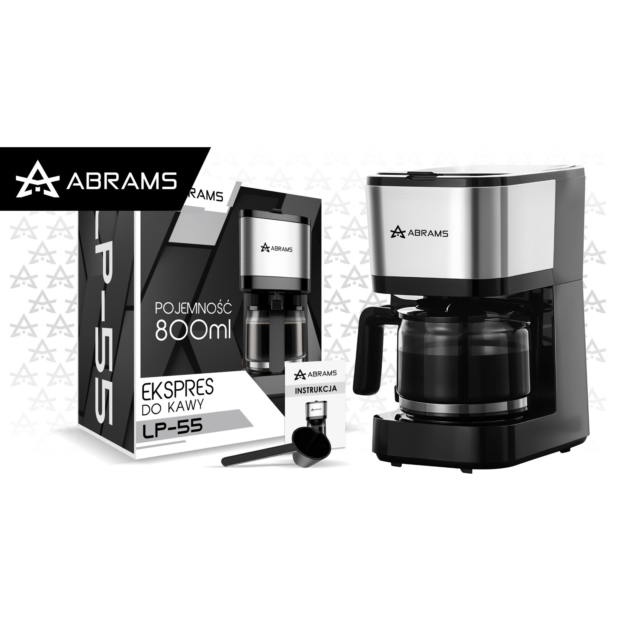 Cafetiere 800ml 1000W cu blocare picurare si mentinere temperatura