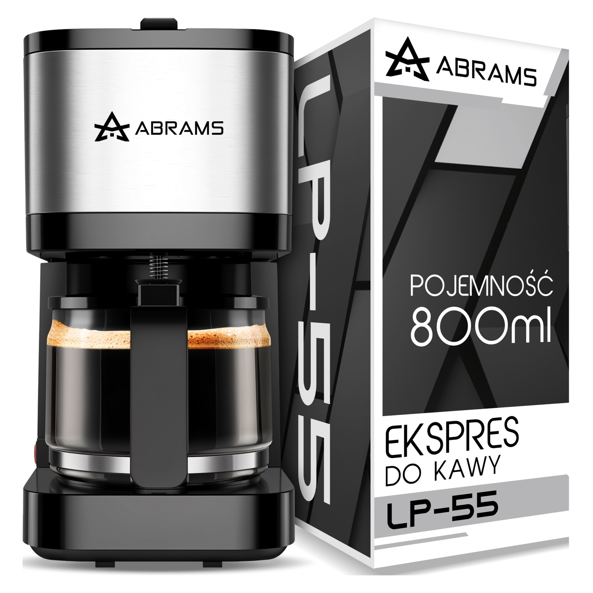 Cafetiere 800ml 1000W cu blocare picurare si mentinere temperatura