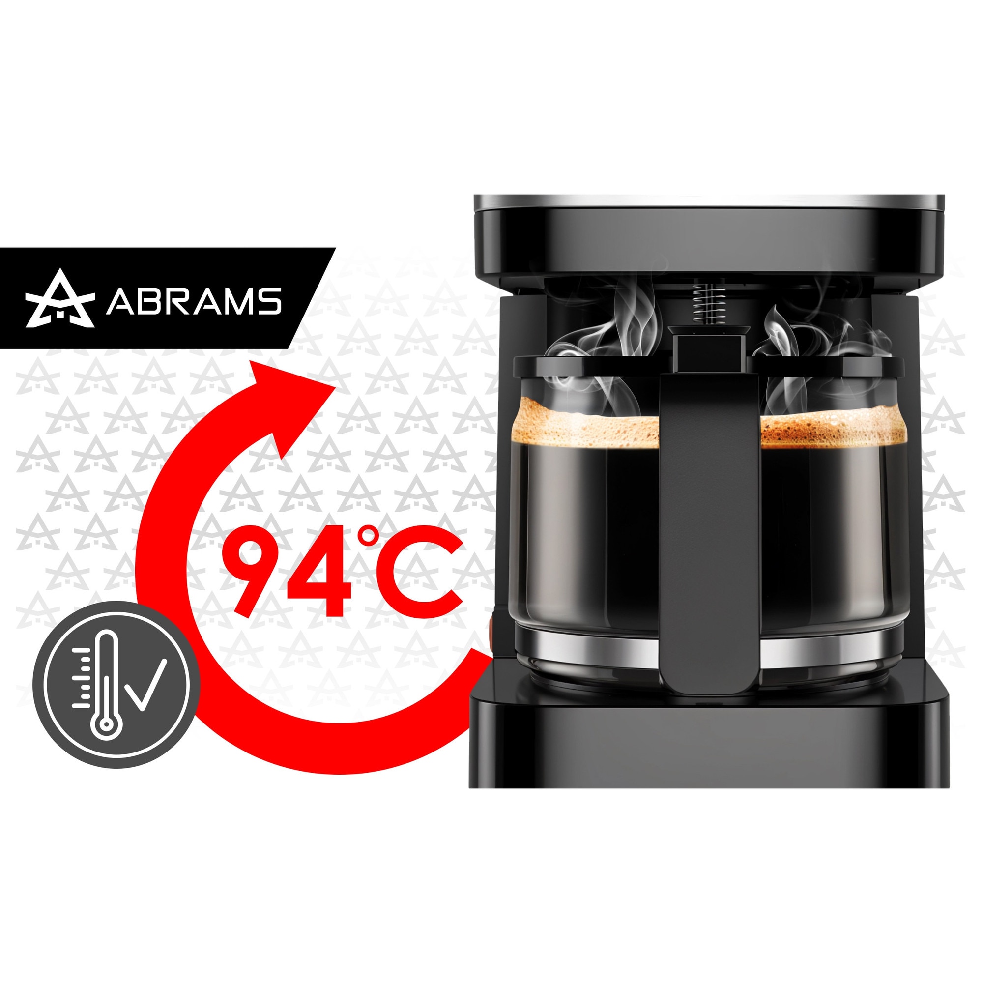 Cafetiere 800ml 1000W cu blocare picurare si mentinere temperatura