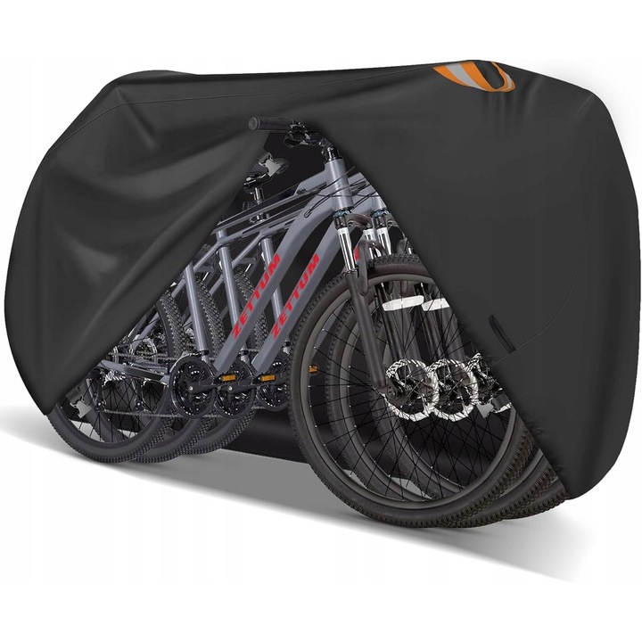 Husa de protectie pentru bicicleta, Zettum, impermeabila, rezistenta la vant, 195,6x78,7x119,4cm, set cu accesorii