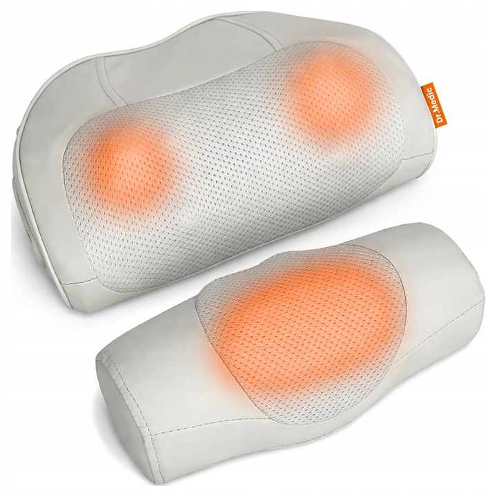 Masaj Shiatsu RelaxNeck Párna Fűtési Funkcióval, 3 Masszázs Mód, Mérete 31x21cm