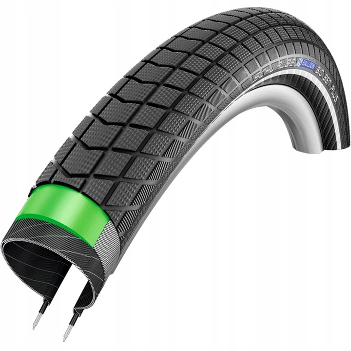 Schwalbe Big Ben Plus 26x2.15 kerékpár gumi, fekete, drótperemes, defektvédelemmel