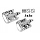 Pedale Shimano PD-M324 SPD platforma argintiu 533g