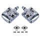 Pedale Shimano PD-M324 SPD platforma argintiu 533g