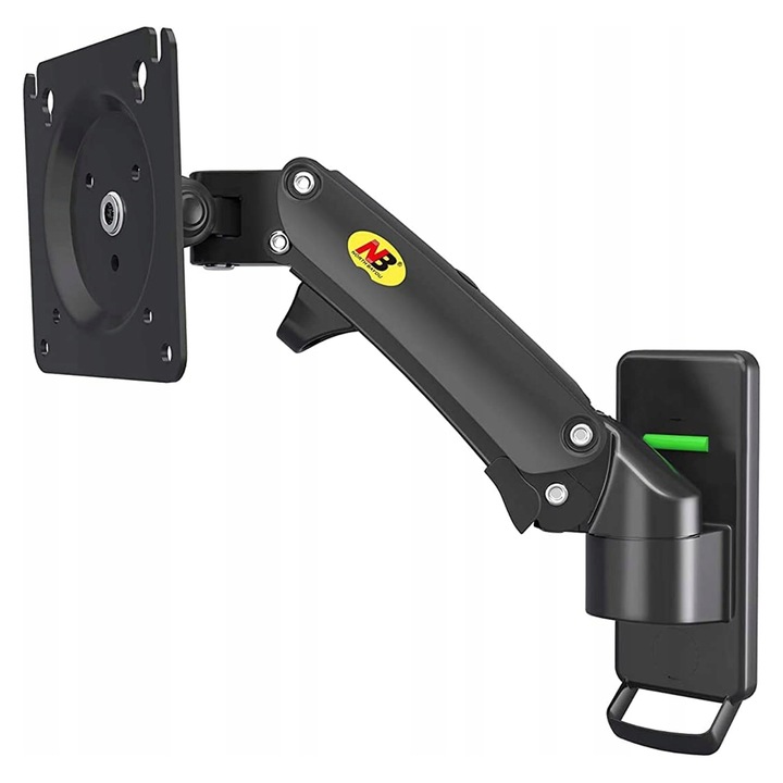 Suport rotativ pentru monitor North Bayou F120, 11-27", negru, capacitate 2-7 kg, VESA 75x75 mm, 100x100 mm, set complet de montaj