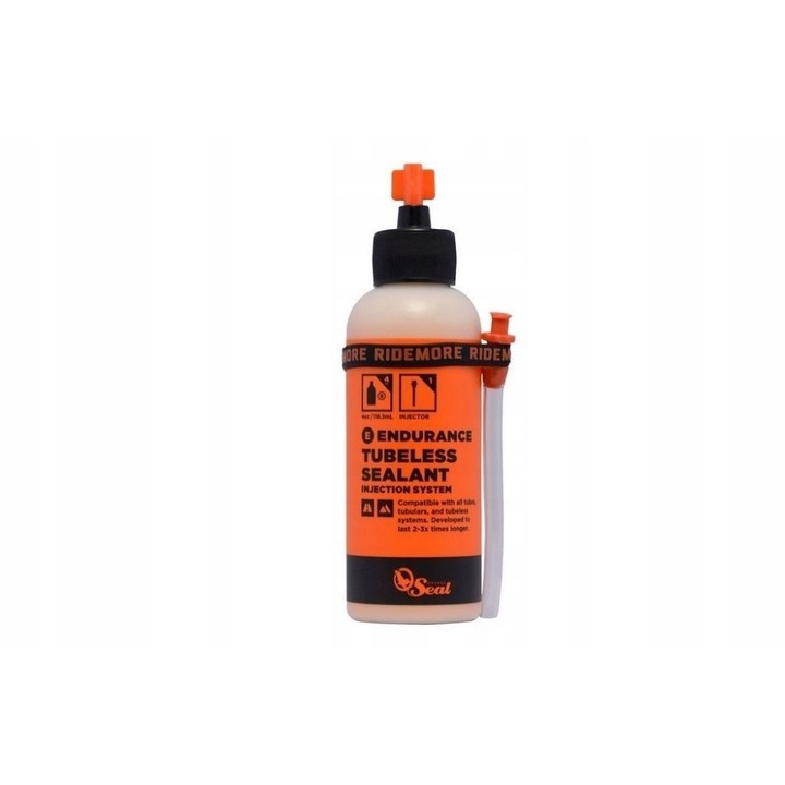 Lichid de etansare pentru anvelope Orange Seal Endurance 237ml cu aplicator, ecologic, rezistent la temperaturi variate