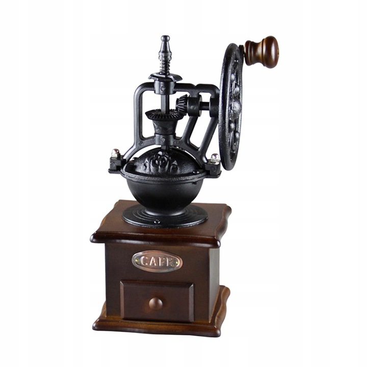 Rasnita de cafea si cereale, pentru picnic, maro/negru