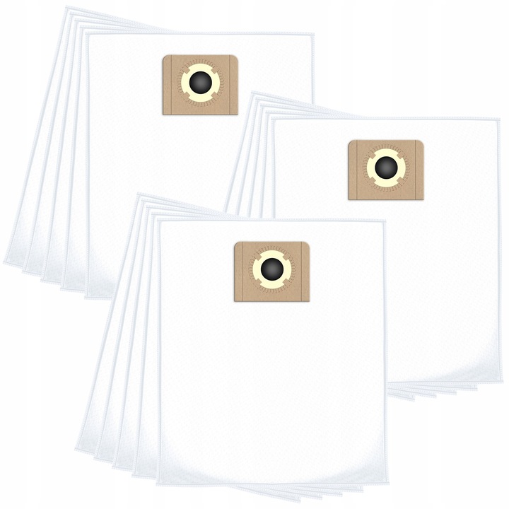 Set 15 saci de aspirator Sillar, sintetici, 49x42cm, 4 straturi, rezistenti