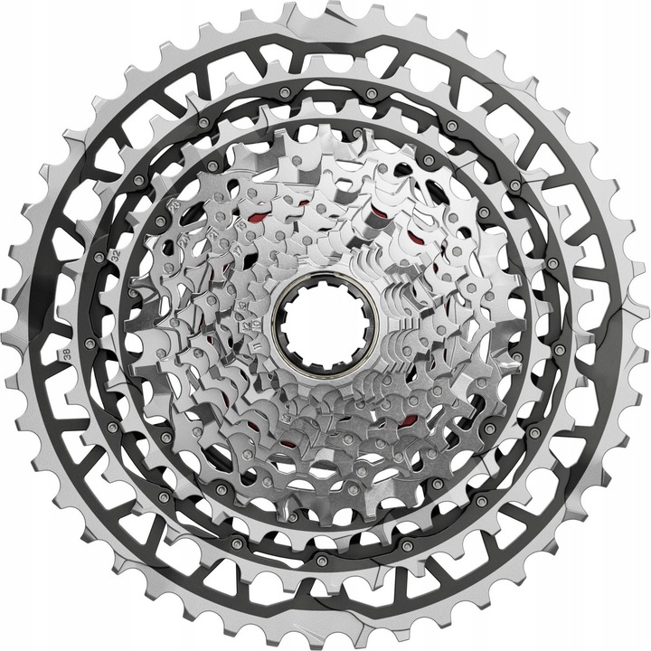 Sram XG-1371 XPLR 10-46T 13 sebességes kerékpár fogaskerék, acél, SRAM XDR kompatibilis