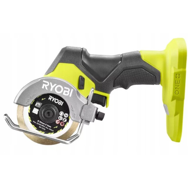 Ryobi elektromos fűrész, RCT18BL-0 modell, 76mm, szénkefe nélküli, 18V, kompakt, LED világítással