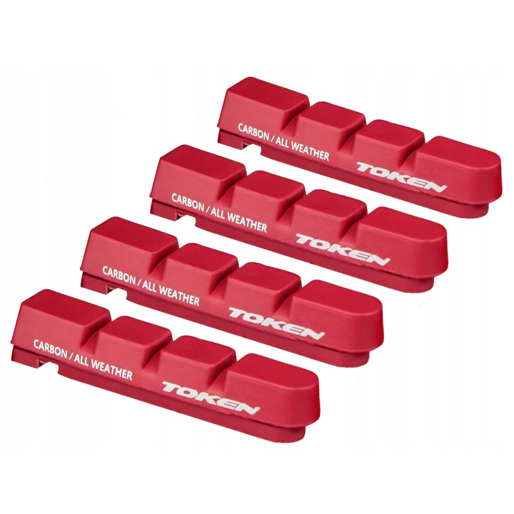 Placute frana Token TK345, organice, set 4 buc, pentru toate conditiile meteo