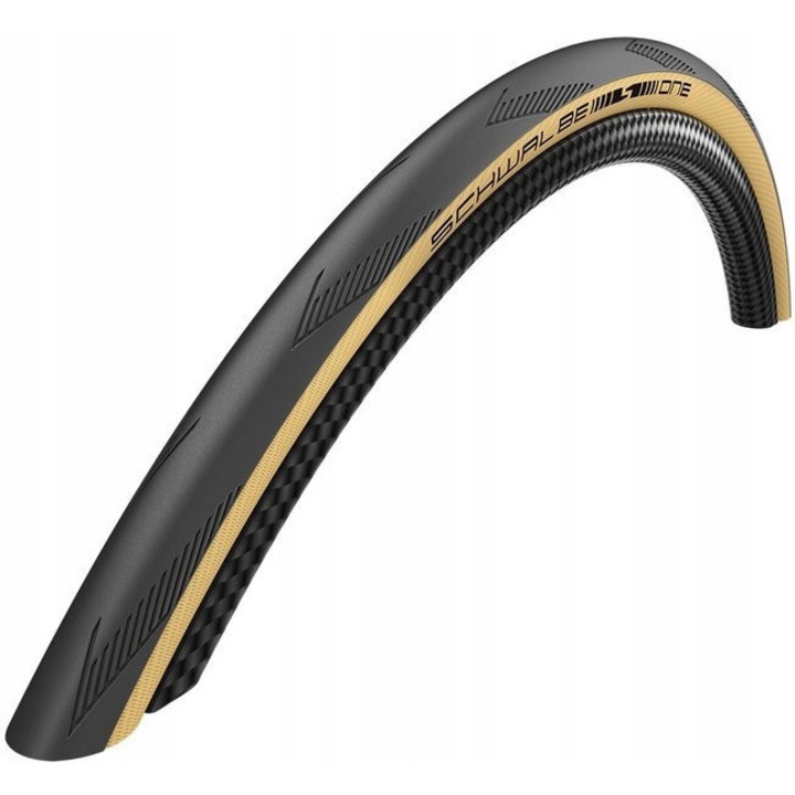 Schwalbe One 700x25C RaceGuard TLE Addix kerékpár gumi, 245g, Classic Skin