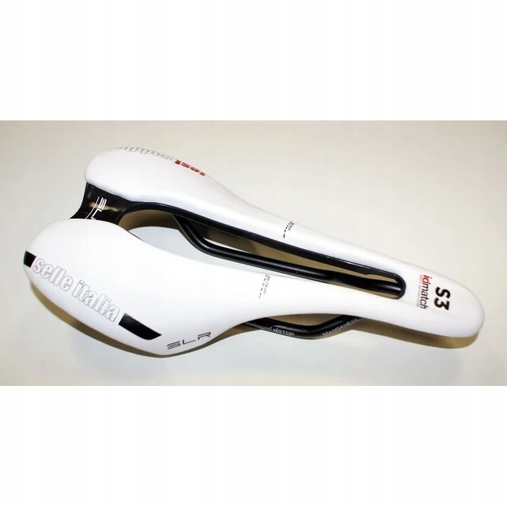 Седалка Selle Italia SLR Boost TM Superflow S3, 130x248мм, бяла, Manganese Tube 7мм