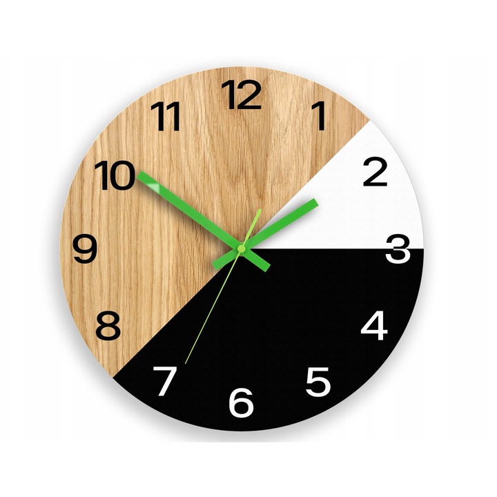 Dekoratív falióra, Kormánykerék, 33cm, barna színű