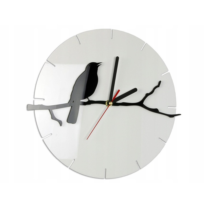 Dekoratív falióra, kormánykerék, fehér, 30cm