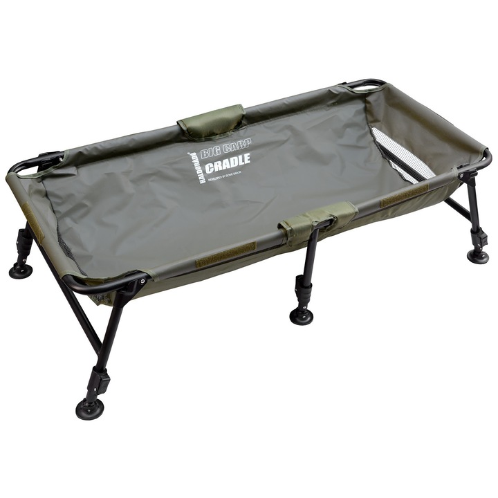 Saltea primire, Haldorado, Big Carp Cradle, 6 picioare, Extra stabil, Captusit, 120x65x37cm