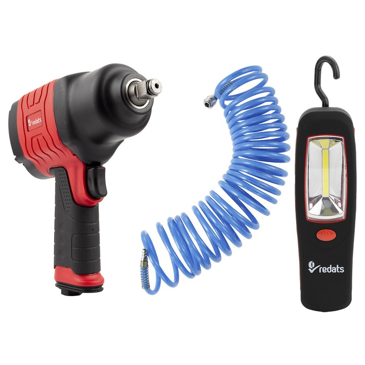 Cheie Pneumatica 1500 Nm, Redats, cu 10m Hoses si Lampa LED