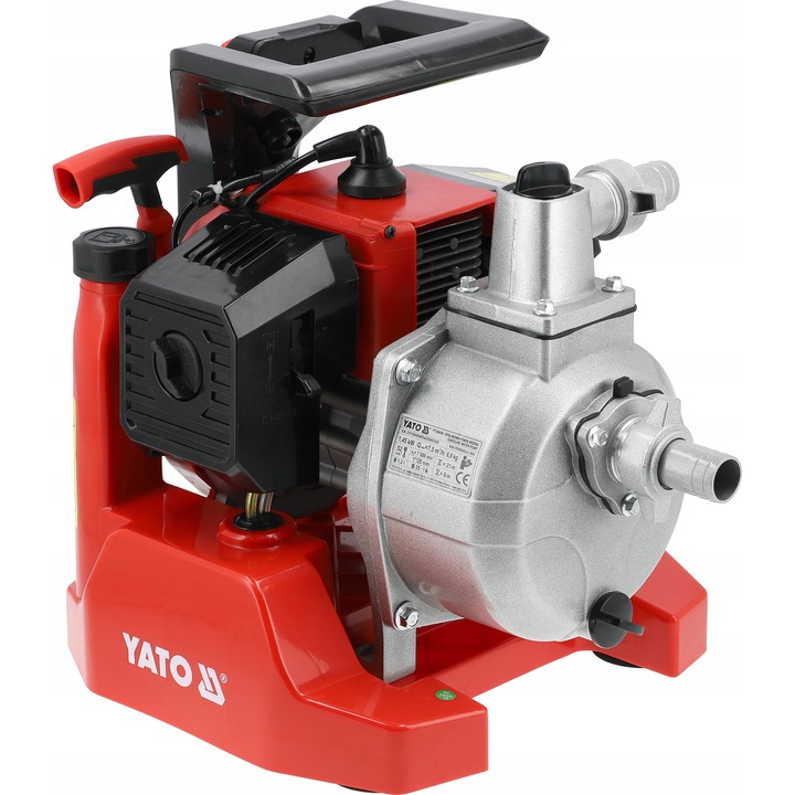 Pompa apa YATO, 2T, 7,5 m/h, 21 m inaltime, 52 cm³, 6,9 kg