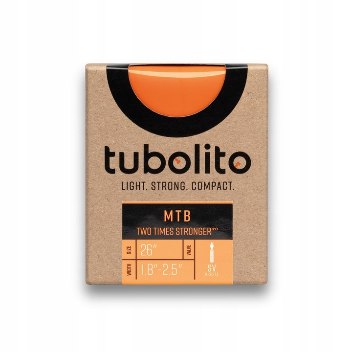 Detka Tubolito Tubo-MTB 26x1,8-2,5 SV 42mm, narancssárga, 1 db-os készlet