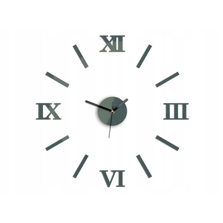 Dekoratív óra Kormánykerék, falióra, szürke, 49cm