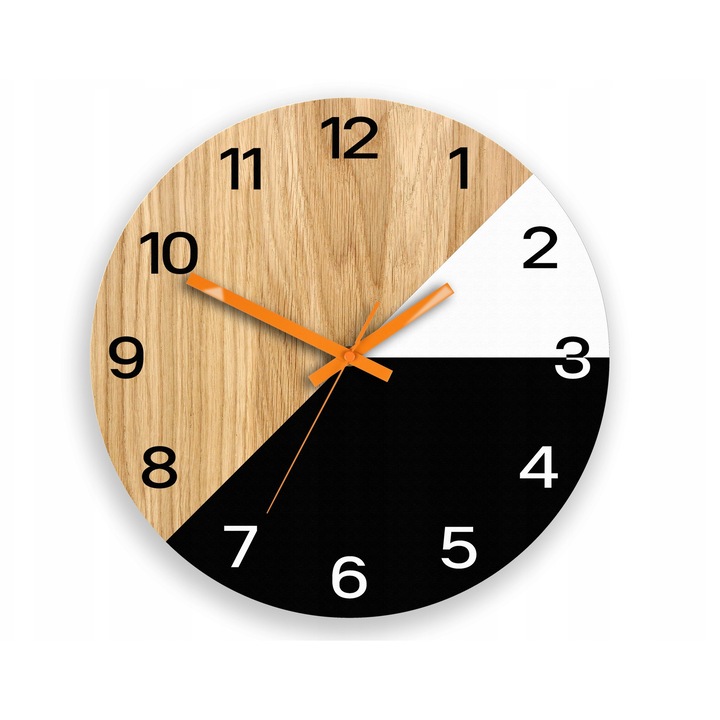 Dekoratív falióra Kormánykerék, Zegar scienny, 33cm, barna színű