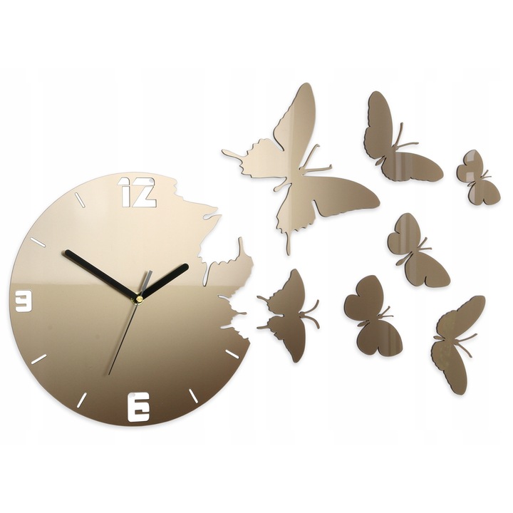 Dekoratív falióra Kormánykerék, 60cm, bézs