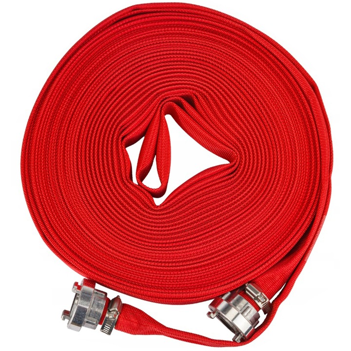 Vorfal tűzoltótömlő szennyvízhez, 30m, 1", 8 bar, két gyorscsatlakozóval