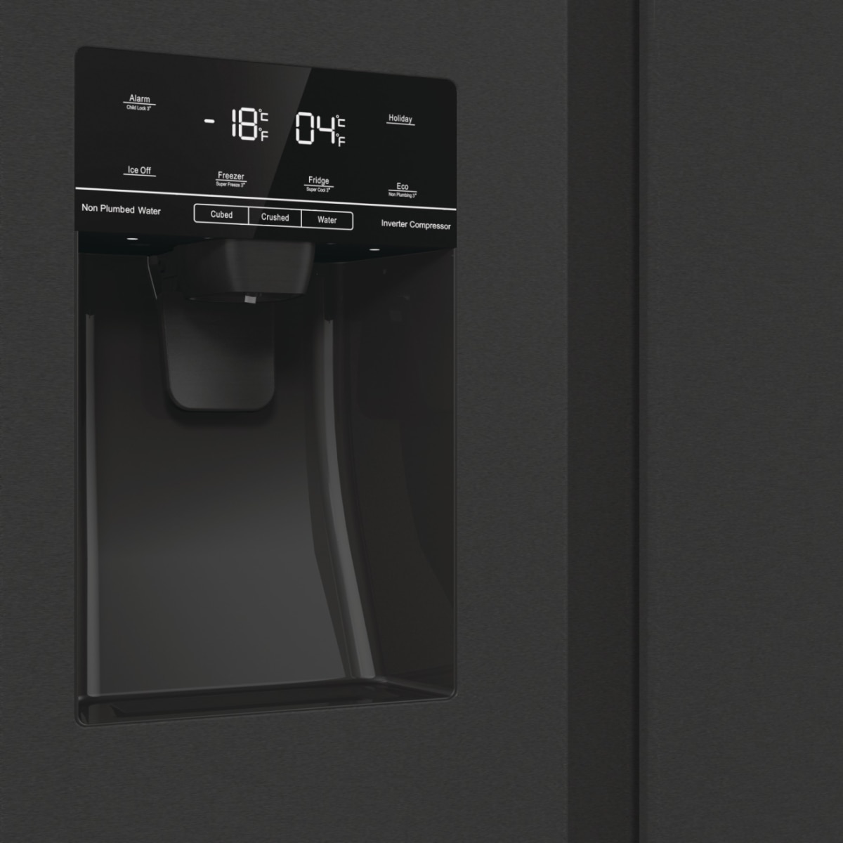 Frigider Side by Side Hisense RSIM 535 AFE, 566 l, No Frost, negru