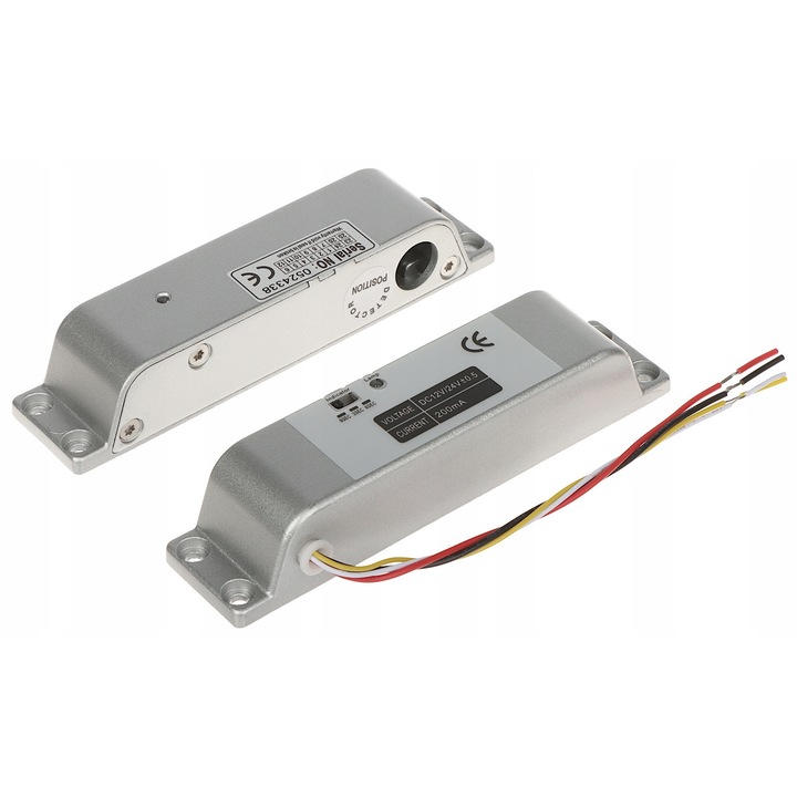 Incuietoare electromagnetica reversibil ATLO-EB-L06, 12/24 V DC, 0.2 A/1.2 A, 150x35x27.5mm