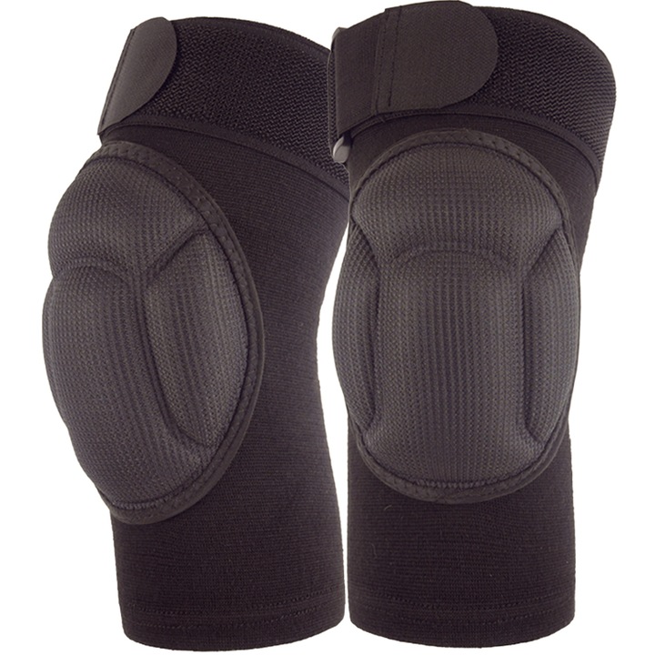 Állítható térdvédők, esés- és ütközésgátlók, uniszex, sportoláshoz, 30x45cm