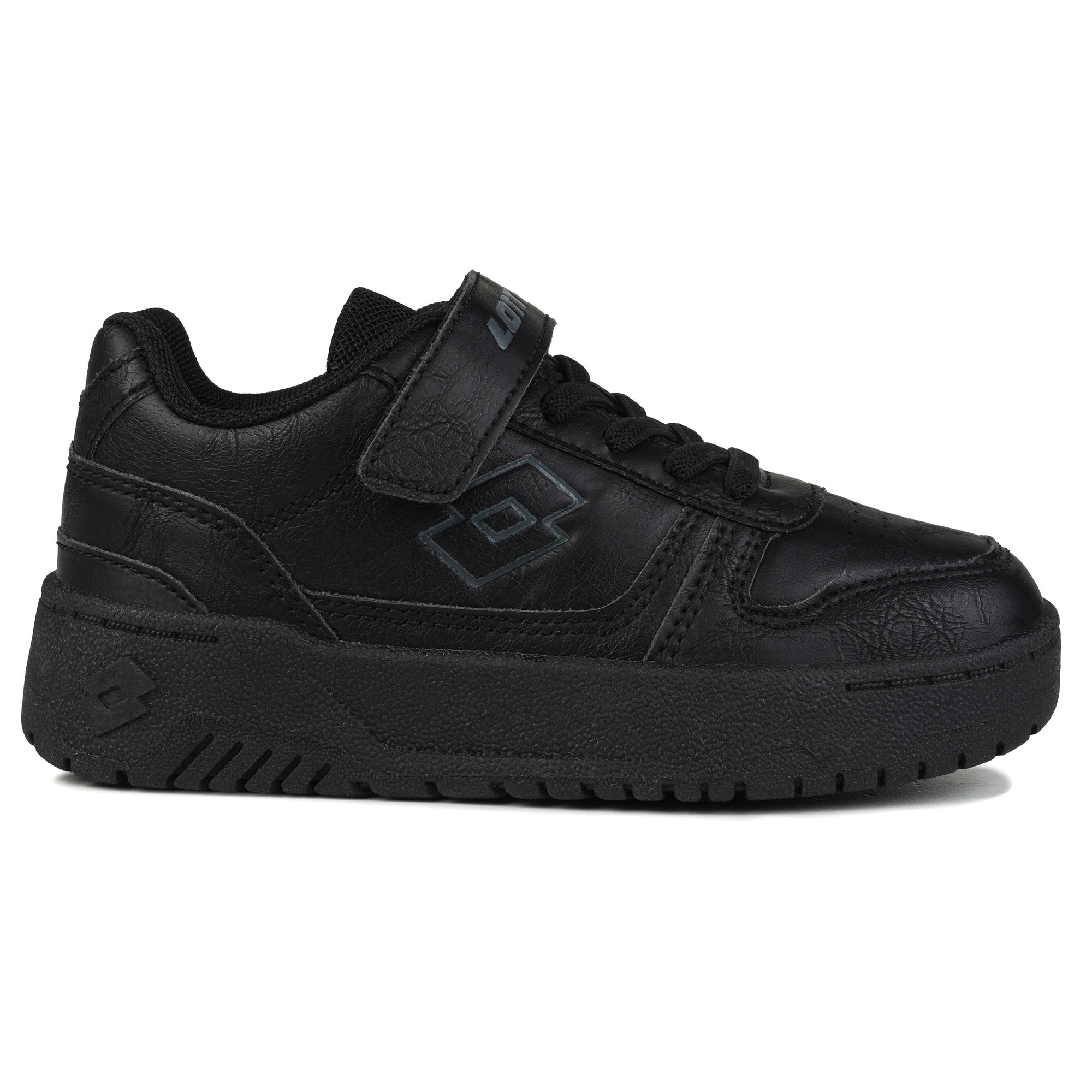 Pantofi sport copii GROOVN, Lotto, Negru, Sintetic, 30 EU - eMAG.ro
