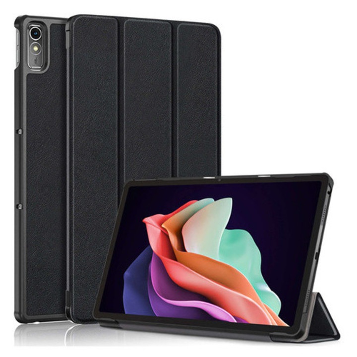 Alogy Book Cover Smart Case védőtok Lenovo Tab P11 2gen 11.5" készülékhez, környezetbarát, fekete