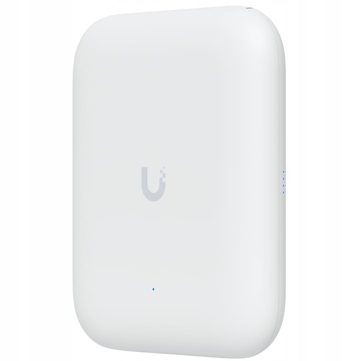 Punct de acces UQ-U7-OUTDOOR UniFi Wi-Fi 7, 2.4 GHz, 5 GHz, 688 Mbps + 4324 Mbps, rezistent la intemperii, montaj pe perete sau stalp, 170x208x55mm